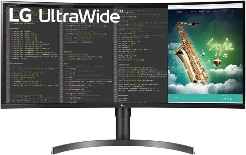 LG 35WN75CN 35 Inch UltraWide Curved QHD Monitor With Type C HDMI DisplayPort 100Hz HDR10 MAXXAUDIO Black
LG 35WN75CN 35 Inch UltraWide Curved QHD Monitor With Type C HDMI DisplayPort 100Hz HDR10 MAXXAUDIO Black