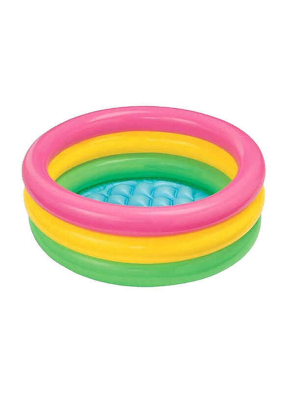 Intex 3-Ring Portable Inflatable Lightweight Compact Circular Swimming Pool, INT57107, Multicolour
Intex 3-Ring Portable Inflatable Lightweight Compact Circular Swimming Pool, INT57107, Multicolour
