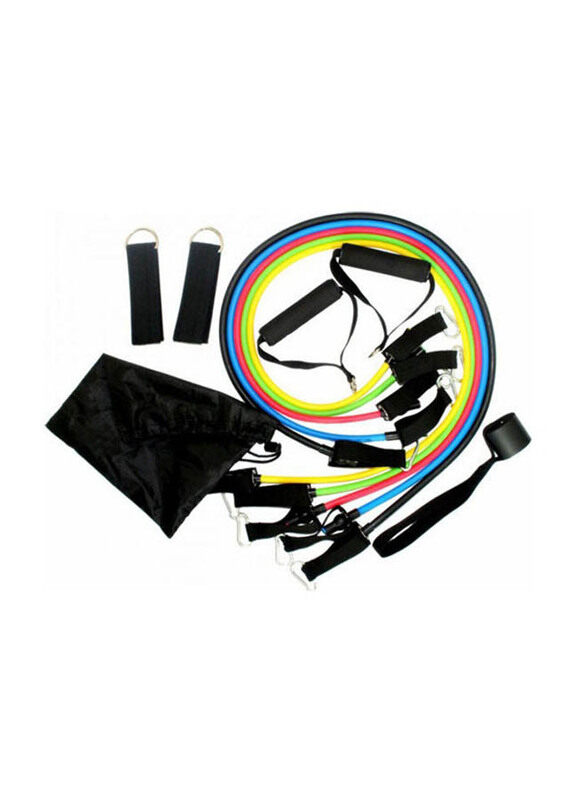 Generic Fitness Resistance Band Set With Stackable Exercise Legs Ankle Straps, 12 Pieces, Multicolour
Generic Fitness Resistance Band Set With Stackable Exercise Legs Ankle Straps, 12 Pieces, Multicolour