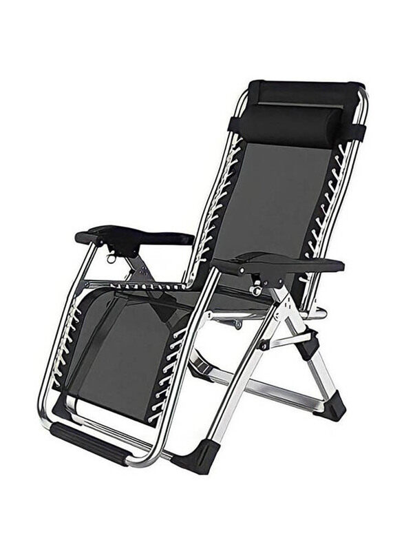 Generic A Folding Chair and Chaise Longue 2-in-1 with a Cushion for More Comfort, 5613562056, 90cm, Black
Generic A Folding Chair and Chaise Longue 2-in-1 with a Cushion for More Comfort, 5613562056, 90cm, Black