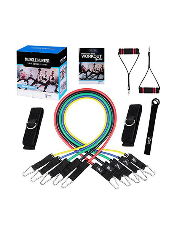 Fitness Insanity 13.46-inch Stackable Exercise Resistance Band Set, 5 Pieces, Multicolour
Fitness Insanity 13.46-inch Stackable Exercise Resistance Band Set, 5 Pieces, Multicolour