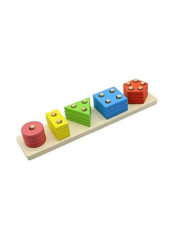 Motrent Wooden Educational Preschool Shape Color Recognition Geometric Sorting Board Blocks, Ages 3+, Multicolour
Motrent Wooden Educational Preschool Shape Color Recognition Geometric Sorting Board Blocks, Ages 3+, Multicolour