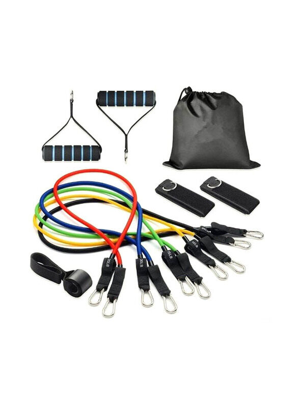 Generic Fitness Resistance Band with Door Anchor & Ankle Straps Set, 11 Piece, Multicolour
Generic Fitness Resistance Band with Door Anchor & Ankle Straps Set, 11 Piece, Multicolour