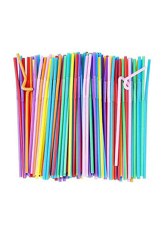 Generic Flexible Plastic Bendy Mixed Colours Party Disposable Drinking Straws, 100 Piece x 26cm, Multicolour
Generic Flexible Plastic Bendy Mixed Colours Party Disposable Drinking Straws, 100 Piece x 26cm, Multicolour
