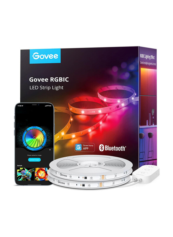 Govee RGBIC LED Strip Lights & DIY Multiple Colors One Line Color Changing LED Lights Music Sync Indoor Lights, 65.6 Feet, Multicolour
Govee RGBIC LED Strip Lights & DIY Multiple Colors One Line Color Changing LED Lights Music Sync Indoor Lights, 65.6 Feet, Multicolour