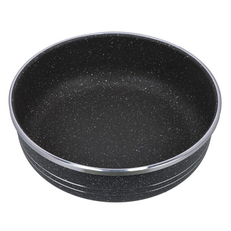 Royalford 20cm Rolling Edge Aluminium Roaster Round Baking Pan, RF10093, 20x7.6cm, Black
Royalford 20cm Rolling Edge Aluminium Roaster Round Baking Pan, RF10093, 20x7.6cm, Black