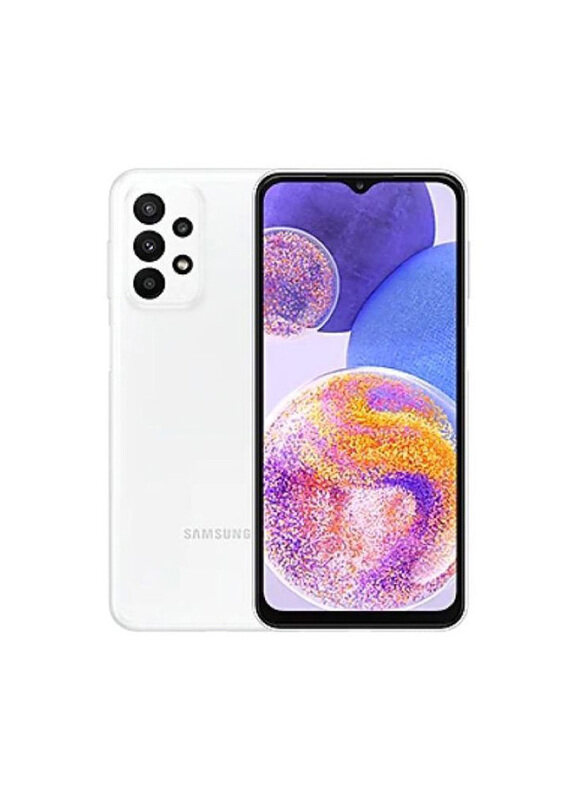 Samsung Galaxy A23 128GB White, 6GB RAM, 4G LTE, Dual Sim Smartphone, Middle East Version
Samsung Galaxy A23 128GB White, 6GB RAM, 4G LTE, Dual Sim Smartphone, Middle East Version