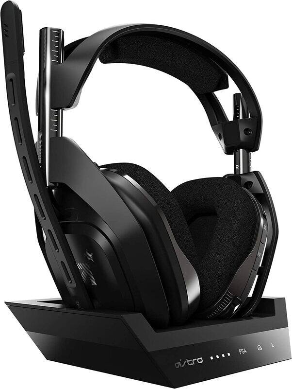 ASTRO Gaming A50 Wireless + Base Station Gen 4 - Compatible with PlayStation 4, 5, PC - Black/Silver
ASTRO Gaming A50 Wireless + Base Station Gen 4 - Compatible with PlayStation 4, 5, PC - Black/Silver