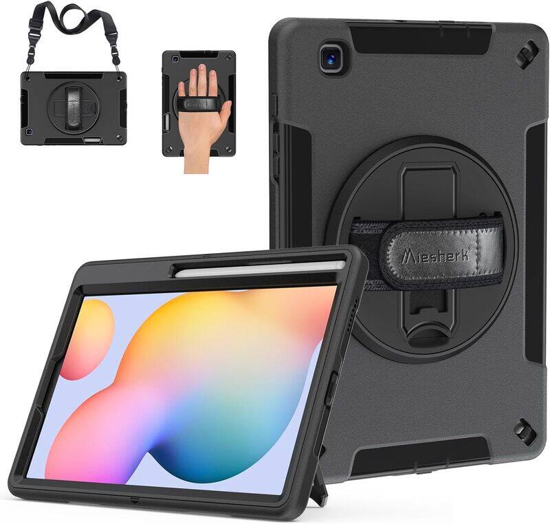 Generic Samsung Galaxy Tab S6 Lite 10.4 Inch 2024/2022 SM-P620/P625/P613/P619 SM-P610/P615 Case with Pen Holder Heavy Duty Shockproof Protective Cover BLACK
Generic Samsung Galaxy Tab S6 Lite 10.4 Inch 2024/2022 SM-P620/P625/P613/P619 SM-P610/P615 Case with Pen Holder Heavy Duty Shockproof Protective Cover BLACK