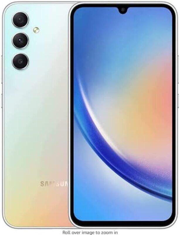 Samsung Galaxy A34 6GB RAM 128GB Dual Sim 5G Awesome Silver Middle East Version
Samsung Galaxy A34 6GB RAM 128GB Dual Sim 5G Awesome Silver Middle East Version