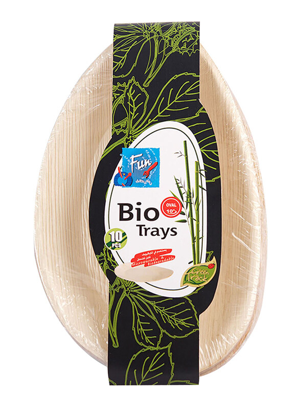 Fun 10-inch 10-Piece Everyday Biodegradable Microwave Organic & Eco Friendly Moulded Fiber Oval Plate, Beige
Fun 10-inch 10-Piece Everyday Biodegradable Microwave Organic & Eco Friendly Moulded Fiber Oval Plate, Beige