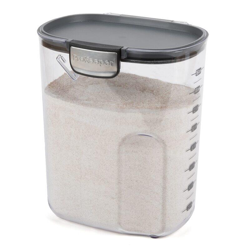 Progressive International Prepworks ProKeeper + Flour Food Storage, Clear/Black
Progressive International Prepworks ProKeeper + Flour Food Storage, Clear/Black