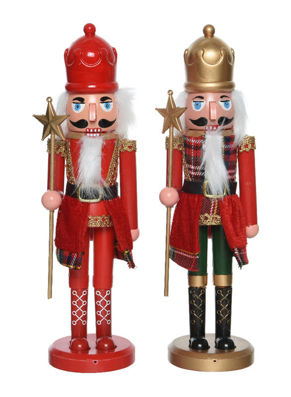 Kaemingk Plastic Classic Assorted Design Nutcracker with Hat, 28cm, Assorted, Red/Gold
Kaemingk Plastic Classic Assorted Design Nutcracker with Hat, 28cm, Assorted, Red/Gold