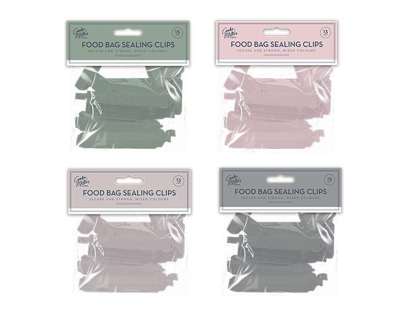 Cookery Autumnal Bag Sealing Clips, 13 Pack, Reusable, Airtight, Food-Safe, Kitchen Storage, Versatile
Cookery Autumnal Bag Sealing Clips, 13 Pack, Reusable, Airtight, Food-Safe, Kitchen Storage, Versatile