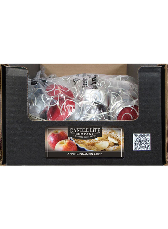 Candle Lite 4-Pieces Everyday Essential Tealight Apple Cinnamon Crisp Indoor/Outdoor Candle, Red
Candle Lite 4-Pieces Everyday Essential Tealight Apple Cinnamon Crisp Indoor/Outdoor Candle, Red