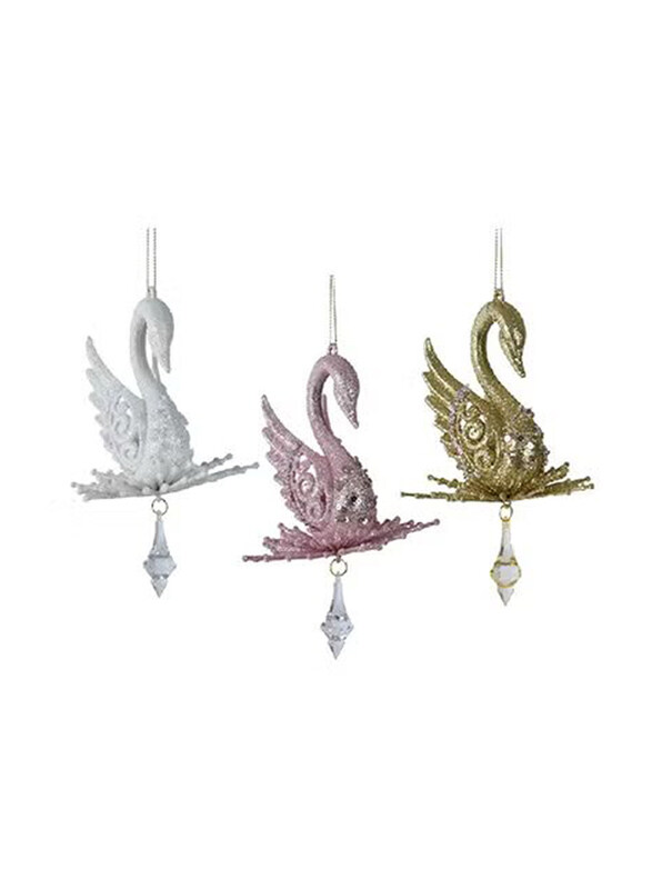 Kaemingk Decoris Swan Plastic Shiny Enamel with Sequins, Glitter & Crystal Pendant, Assorted
Kaemingk Decoris Swan Plastic Shiny Enamel with Sequins, Glitter & Crystal Pendant, Assorted