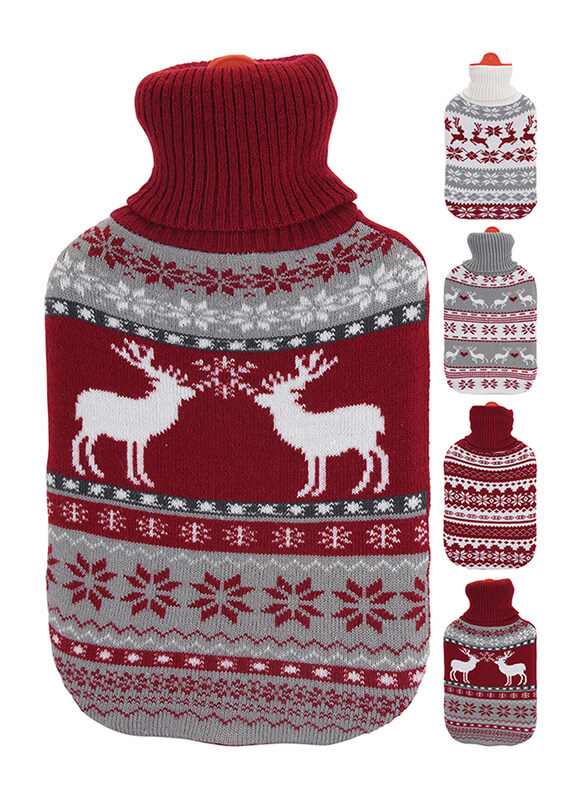 Homesmiths 1.75L Christmas Nordic Acryl Poly Hot Water Bottle Assorted Design, AAE024250, Red
Homesmiths 1.75L Christmas Nordic Acryl Poly Hot Water Bottle Assorted Design, AAE024250, Red