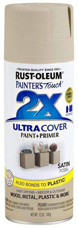 Rust-Oleum Painter's Touch 2x Ultra Cover Paint And Primer Satin 116754, 12oz, Fossil Beige
Rust-Oleum Painter's Touch 2x Ultra Cover Paint And Primer Satin 116754, 12oz, Fossil Beige