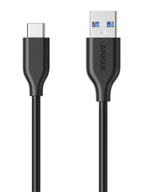 Anker 3-Feet Powerline USB 3.0 Cable, USB Type-C Male to USB Type A for USB-C Devices, Black
Anker 3-Feet Powerline USB 3.0 Cable, USB Type-C Male to USB Type A for USB-C Devices, Black