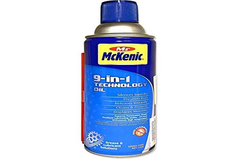 Mr. Mckenic Mr Mckenic 450ml 9-in-1 Technology Oil Non Flammable Penetrating Lubricant, Blue
Mr. Mckenic Mr Mckenic 450ml 9-in-1 Technology Oil Non Flammable Penetrating Lubricant, Blue