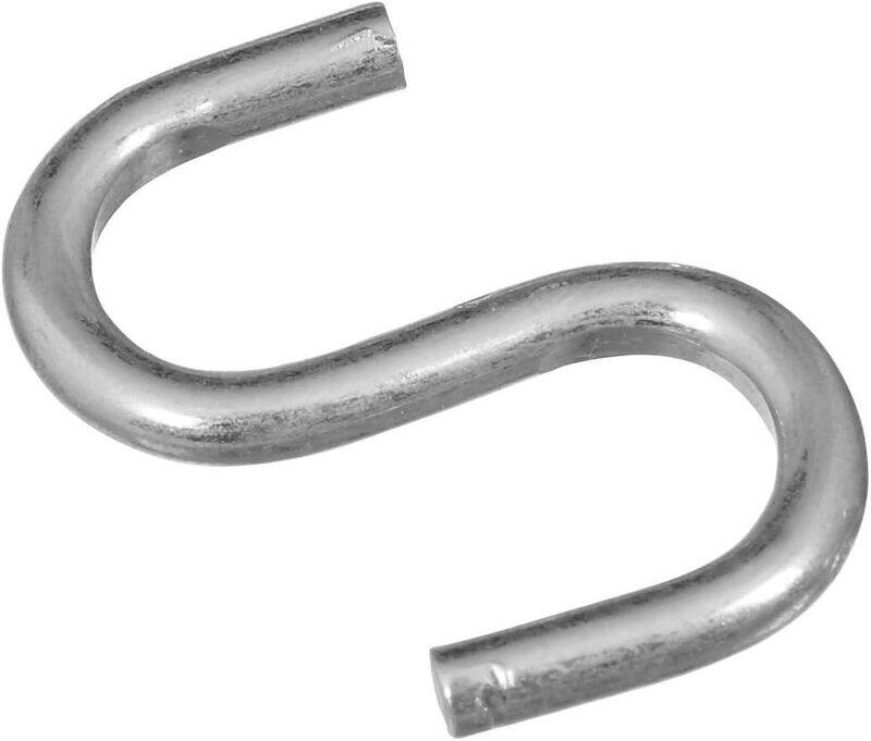 National Hardware Alloy Steel Stanley Zinc Plated Heavy Open S-Hook, V2076, 1-Inch, Silver
National Hardware Alloy Steel Stanley Zinc Plated Heavy Open S-Hook, V2076, 1-Inch, Silver
