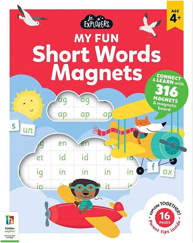 Junior Explorers Magnetic Books Short Words for Ages 4+ Years Paperback by Hinkler
Junior Explorers Magnetic Books Short Words for Ages 4+ Years Paperback by Hinkler