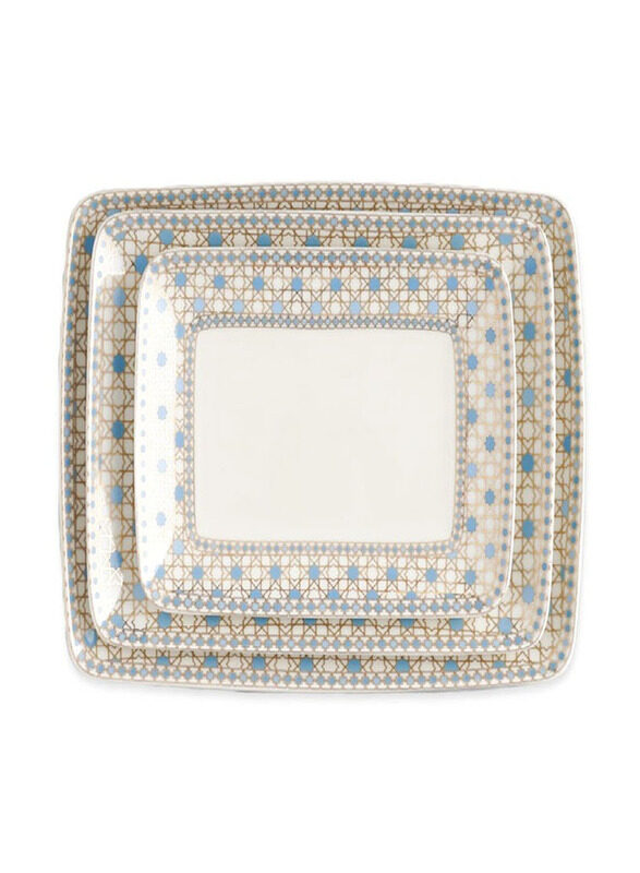 Homesmiths 3-Piece Rosa Arabesque Serving Tray Set Suitable for Ramadan Eid Decoration & Celebration, Multicolour
Homesmiths 3-Piece Rosa Arabesque Serving Tray Set Suitable for Ramadan Eid Decoration & Celebration, Multicolour
