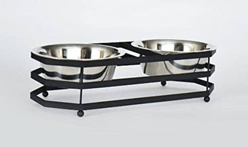 Barkley & Evans Diamonds Copper Laser Cut Double Feeder, 14.5 x 6 x 2 inch, Black/Silver
Barkley & Evans Diamonds Copper Laser Cut Double Feeder, 14.5 x 6 x 2 inch, Black/Silver