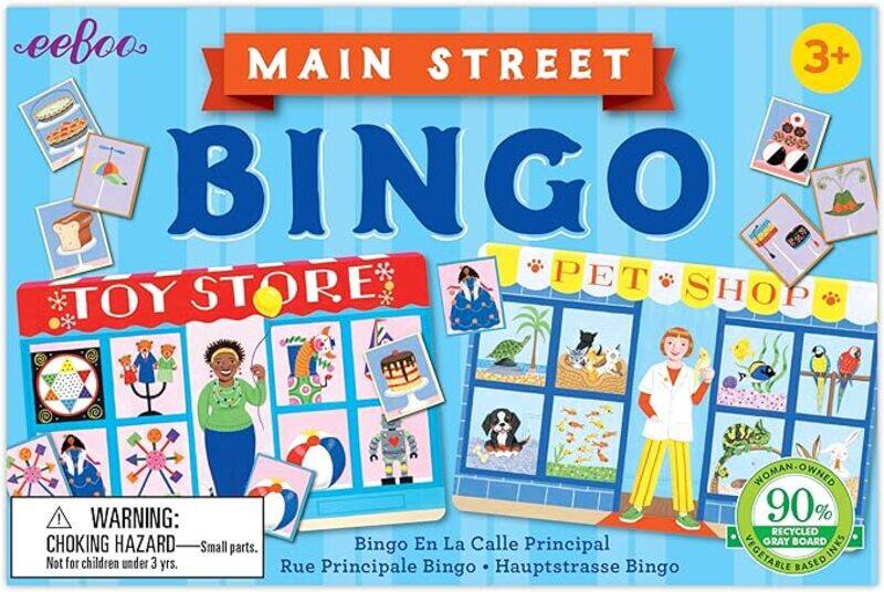 eeBoo: Main Street Little Bingo Game, Developmental and Educational, Allows for Recognition, Concentration, and Memory Skills, for Ages 3 and up
eeBoo: Main Street Little Bingo Game, Developmental and Educational, Allows for Recognition, Concentration, and Memory Skills, for Ages 3 and up