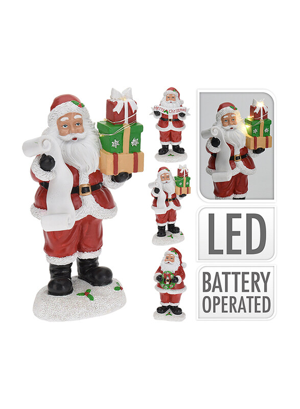 Homesmiths Christmas Led Santa Assorted Design Figurine, 20cm, 1 Piece, Multicolor
Homesmiths Christmas Led Santa Assorted Design Figurine, 20cm, 1 Piece, Multicolor