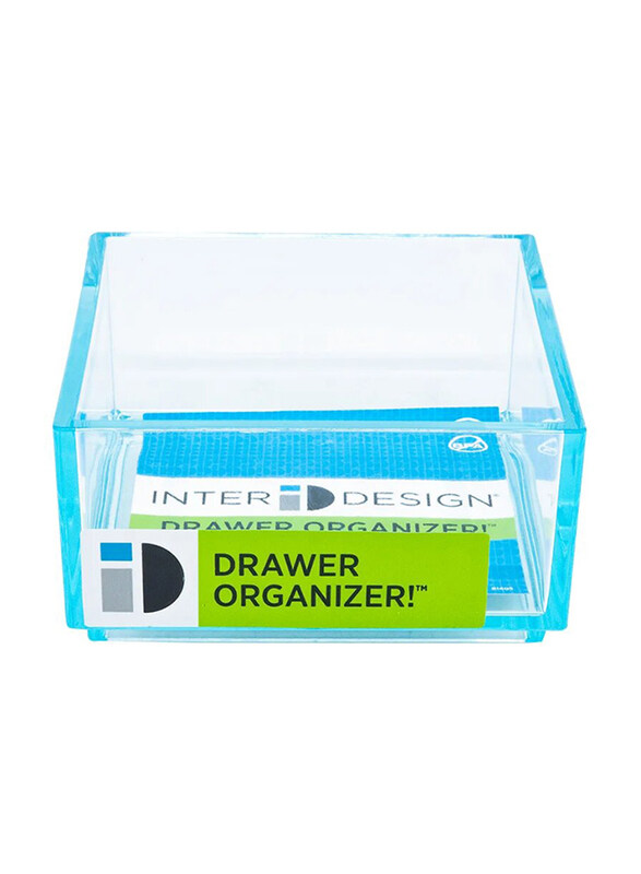 Inter Design Small Clarity Drawer Organizer with Edge Glow, 4 x 4 x 2 inch, Turquoise/Clear
Inter Design Small Clarity Drawer Organizer with Edge Glow, 4 x 4 x 2 inch, Turquoise/Clear