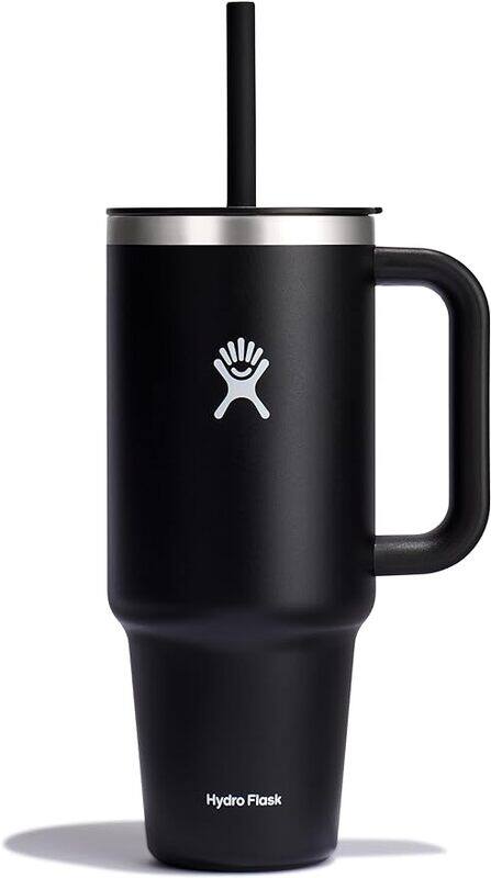 Hydro Flask Double Walled Vacuum Insulated Stainless Steel 1.2L Travel Tumbler with Straw is Leak Proof, cupholder Friendly, Dishwasher Safe, Black
Hydro Flask Double Walled Vacuum Insulated Stainless Steel 1.2L Travel Tumbler with Straw is Leak Proof, cupholder Friendly, Dishwasher Safe, Black