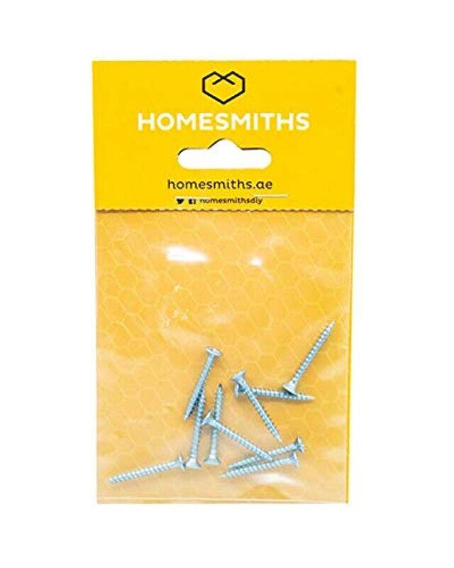 Homesmiths 1-inch x 6mm Zinc Plated Chipboard Self Tapping Screw, 10-Pieces, Silver
Homesmiths 1-inch x 6mm Zinc Plated Chipboard Self Tapping Screw, 10-Pieces, Silver