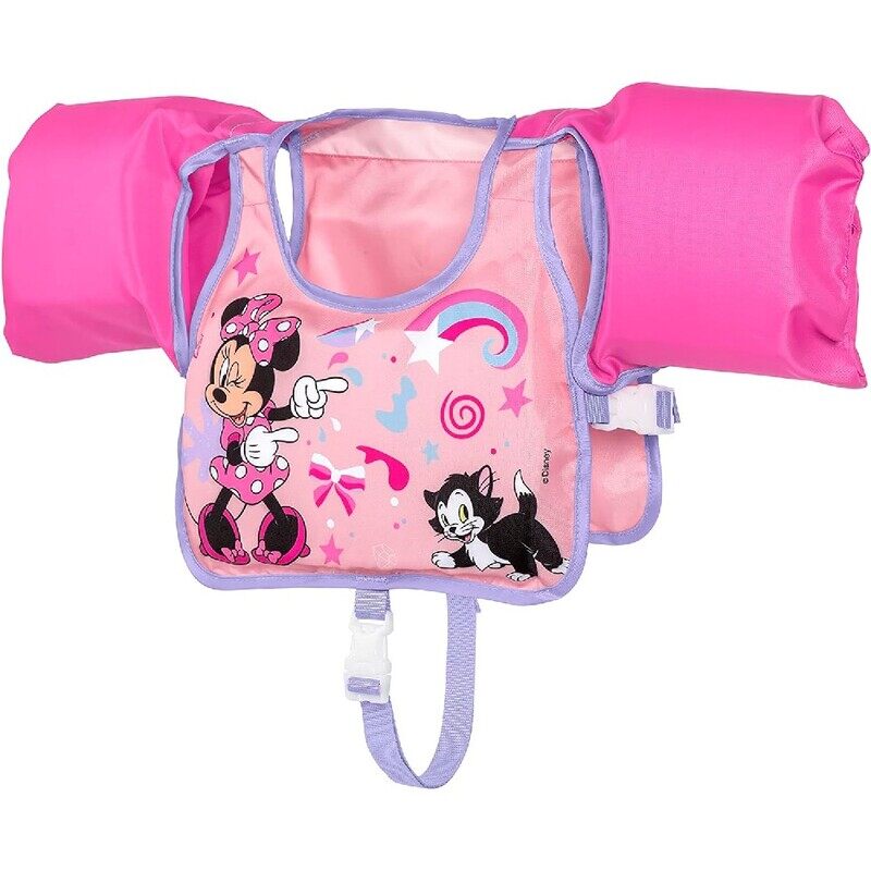Bestway Minnie Swim Safe Jacket For Kids Aged 3-6 Years, Confortable Textile And Foam Padding, Adjustable Straps And Buckles Clip Closure. 56Cm
Bestway Minnie Swim Safe Jacket For Kids Aged 3-6 Years, Confortable Textile And Foam Padding, Adjustable Straps And Buckles Clip Closure. 56Cm