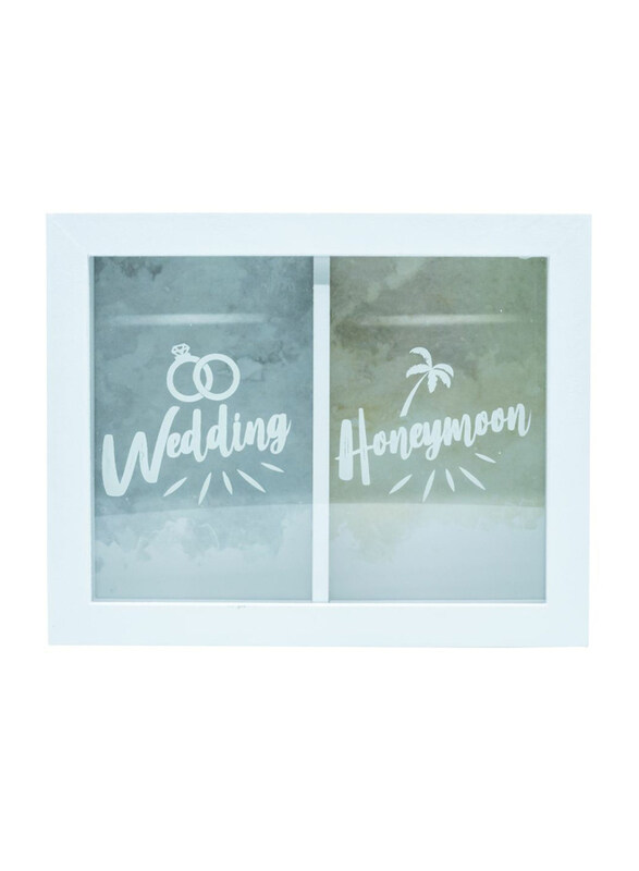 TLC Wedding & Honey Moon Money Box, White