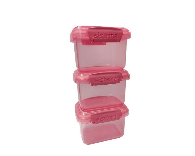 Sistema 400ml Rectangular Lunch Box Pack (3-Pack) Orange, Lunch on-the-Go ,BPA-Free.
Sistema 400ml Rectangular Lunch Box Pack (3-Pack) Orange, Lunch on-the-Go ,BPA-Free.