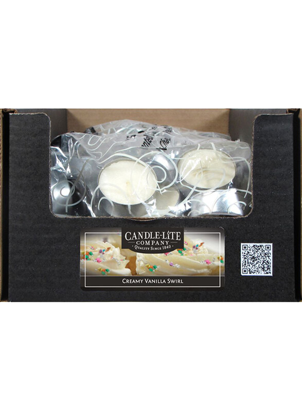 Candle Lite 4-Pieces Everyday Essential Tealight Creamy Vanilla Swirl Indoor/Outdoor Candle, Ivory
Candle Lite 4-Pieces Everyday Essential Tealight Creamy Vanilla Swirl Indoor/Outdoor Candle, Ivory