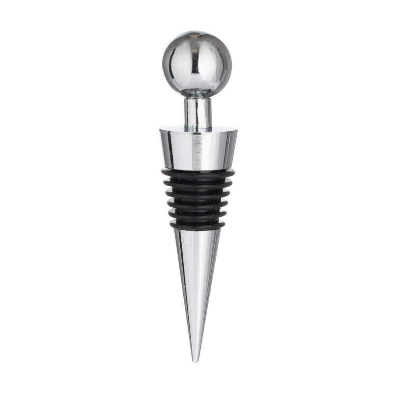 Viners Barware Triangular Bottle Stopper with Rubber Airtight Seal, Silver/Black
Viners Barware Triangular Bottle Stopper with Rubber Airtight Seal, Silver/Black