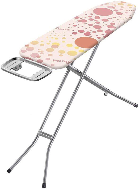 Vileda Neo Ironing Board with 100% Cotton Cover, Space Saving, Vapor-Permeable Cover & Adjustable Height, Pink
Vileda Neo Ironing Board with 100% Cotton Cover, Space Saving, Vapor-Permeable Cover & Adjustable Height, Pink