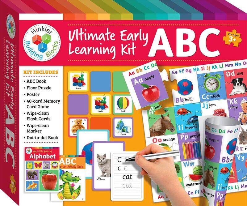 Hinkler ABC Building Blocks Ultimate Early Learning Kit, Multicolour, Ages 3+
Hinkler ABC Building Blocks Ultimate Early Learning Kit, Multicolour, Ages 3+