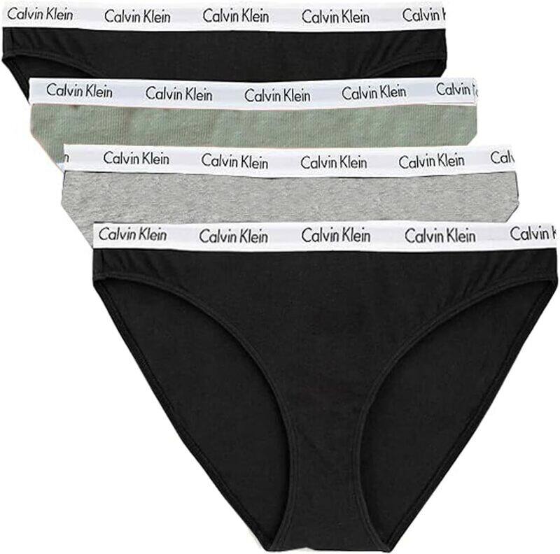 Calvin Klein Underwear Cotton Stretch Womens Bikini Brief Pack Of 4 Panties Size Small - Black, Green, Grey, Black
Calvin Klein Underwear Cotton Stretch Womens Bikini Brief Pack Of 4 Panties Size Small - Black, Green, Grey, Black
