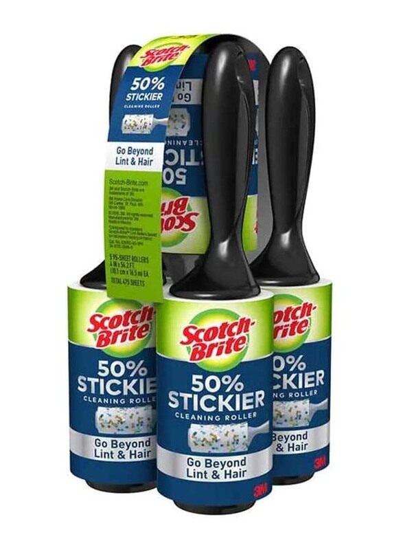 Scotch Brite Lint Roller Value Pack for Lint, Pet Fur, Fuzz, and Hair, 5 x 95 Sheet
Scotch Brite Lint Roller Value Pack for Lint, Pet Fur, Fuzz, and Hair, 5 x 95 Sheet