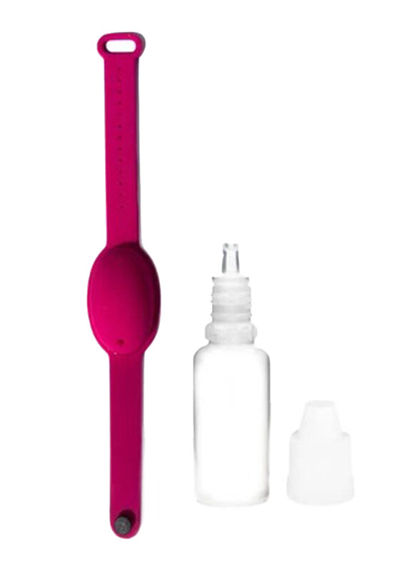 Hansaplast Adjustable Re-Fillable Silicone Wristband Hand Sanitizer Dispenser, Dark Pink
Hansaplast Adjustable Re-Fillable Silicone Wristband Hand Sanitizer Dispenser, Dark Pink