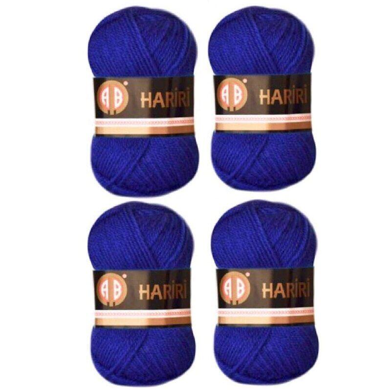 AB Hariri Great for DIY project Crochet and Knitting Yarn Set, 4 Pieces, Royal Blue
AB Hariri Great for DIY project Crochet and Knitting Yarn Set, 4 Pieces, Royal Blue
