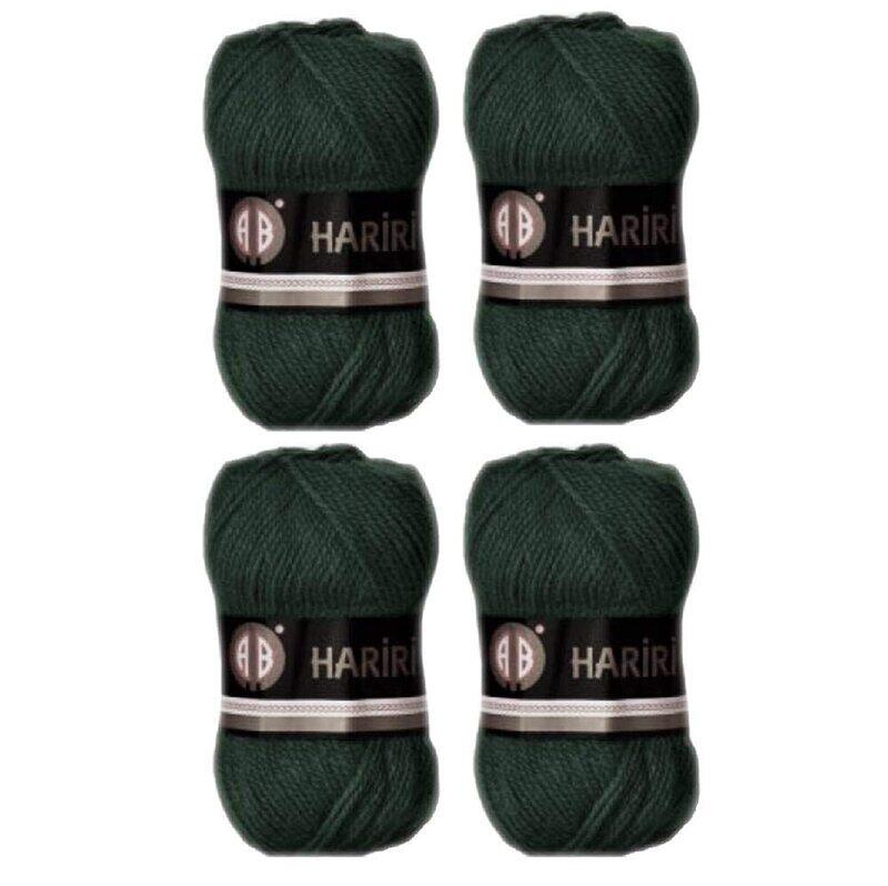 AB Hariri Great for DIY project Crochet and Knitting Yarn Set, 4 Pieces, Dark Green
AB Hariri Great for DIY project Crochet and Knitting Yarn Set, 4 Pieces, Dark Green