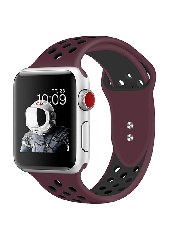 Promate Oreo-38ML Silicone Sport Band for Apple Watch 38mm/40mm Series 1/2/3/4, Medium/Large Size, Dual-Toned Soft Breathable Silicone with Dual Lock
Promate Oreo-38ML Silicone Sport Band for Apple Watch 38mm/40mm Series 1/2/3/4, Medium/Large Size, Dual-Toned Soft Breathable Silicone with Dual Lock