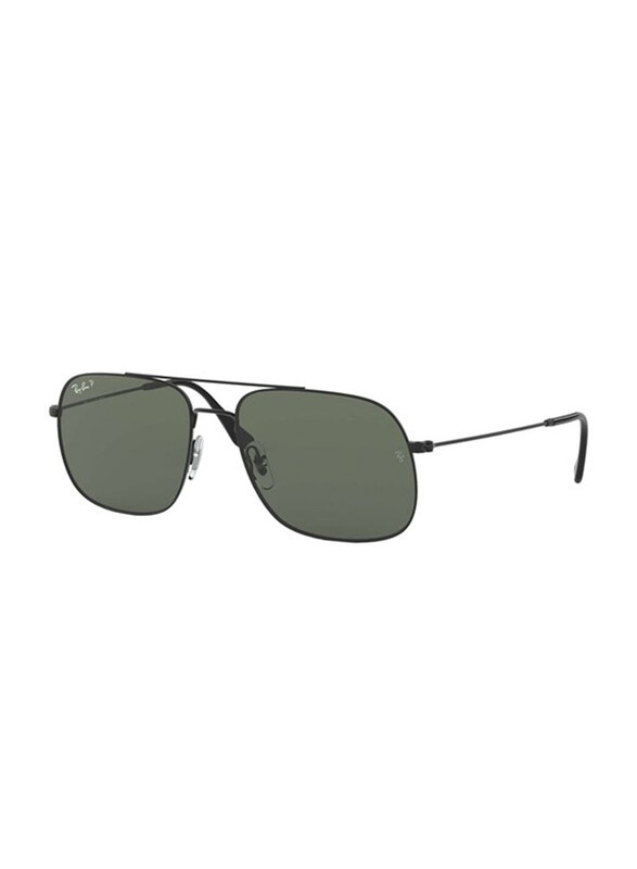 Ray-Ban Full-Rim Square Black Sunglasses Unisex, Green Lens, 0RB3595 90149A, 59/17/145
Ray-Ban Full-Rim Square Black Sunglasses Unisex, Green Lens, 0RB3595 90149A, 59/17/145