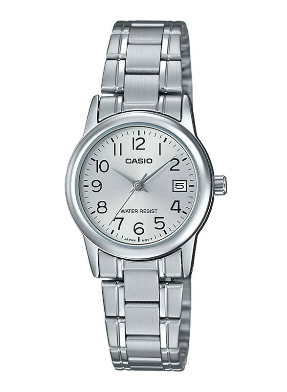 Casio Dress Analog Watch for Women with Stainless Steel Band, Water Resistant, LTP-V002D-7B, Silver
Casio Dress Analog Watch for Women with Stainless Steel Band, Water Resistant, LTP-V002D-7B, Silver
