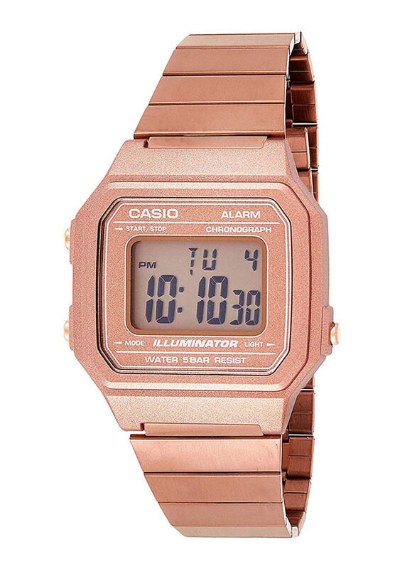 Casio Digital Watch for Men with Stainless Steel Band, Water Resistant, B650WC-5A, Rose Gold
Casio Digital Watch for Men with Stainless Steel Band, Water Resistant, B650WC-5A, Rose Gold