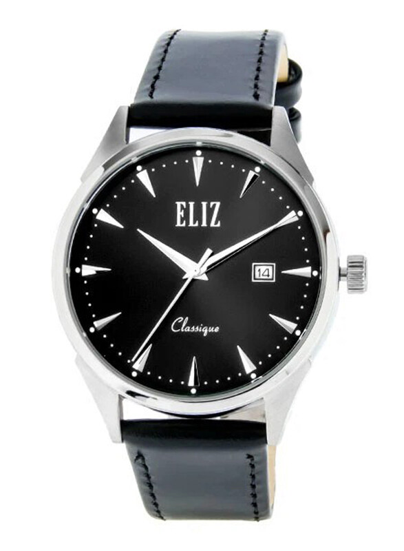 Eliz Classique Analog Watch for Men with Leather Band, Water Resistant, ES8633G1SNN, Black
Eliz Classique Analog Watch for Men with Leather Band, Water Resistant, ES8633G1SNN, Black